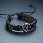 Super 4Pcs/ Set Braided Wrap Leather Bracelets