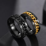 Cool Stainless Steel Rotatable Ring High Quality Spinner Chain