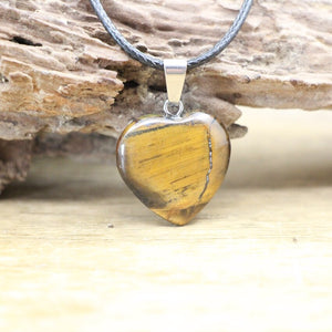 Natural Agates Turquoises Quartz Heart Shape Pendant Crystal Amethysts Healing Gemstone Necklace Charm