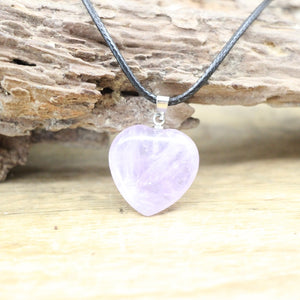 Natural Agates Turquoises Quartz Heart Shape Pendant Crystal Amethysts Healing Gemstone Necklace Charm