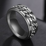 Cool Stainless Steel Rotatable Ring High Quality Spinner Chain