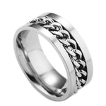 Cool Stainless Steel Rotatable Ring High Quality Spinner Chain